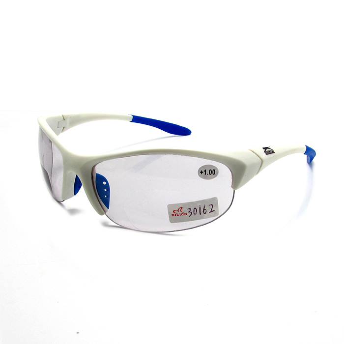 Sports photochromic bifocal reading sunglasses