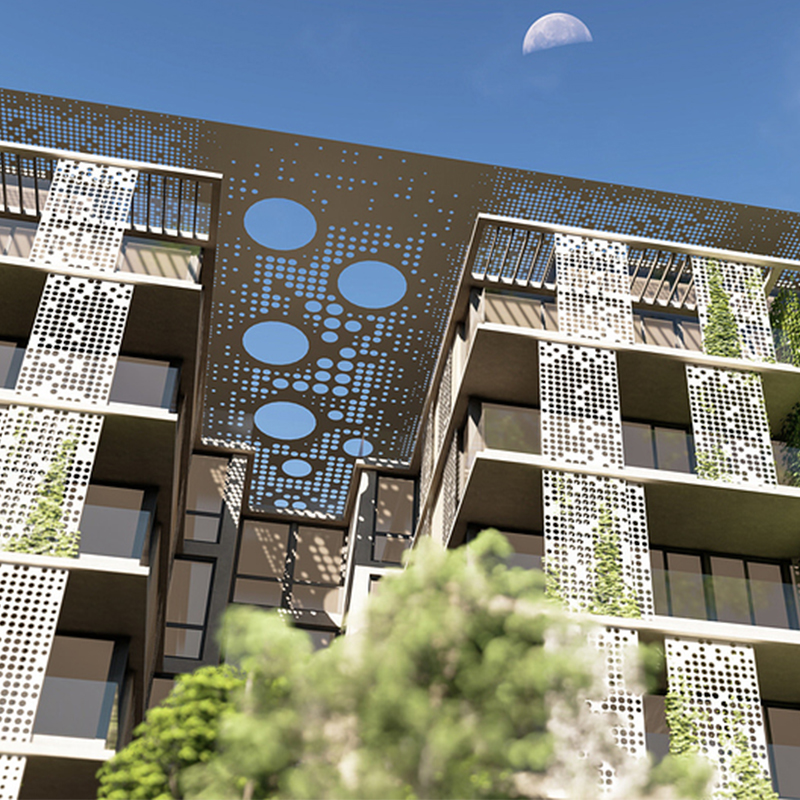 perforated steel panel