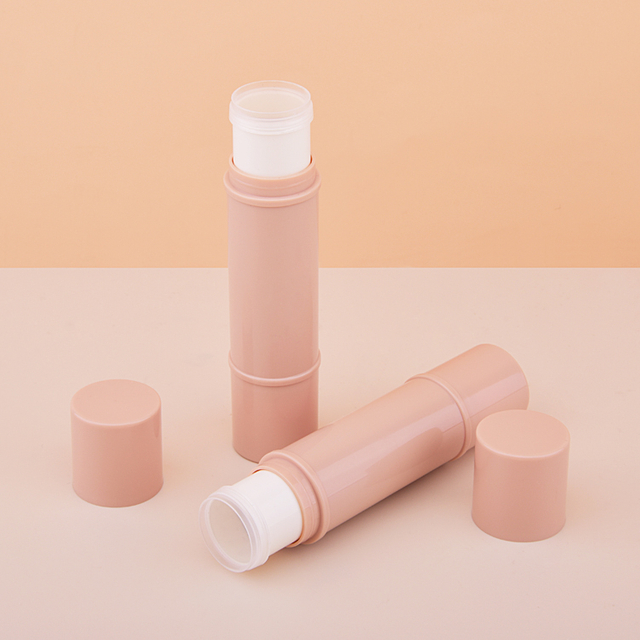 Pequeño mini 8g redondeo de tubo redondo Corrector de bálsamo de bálsamo labial con palo