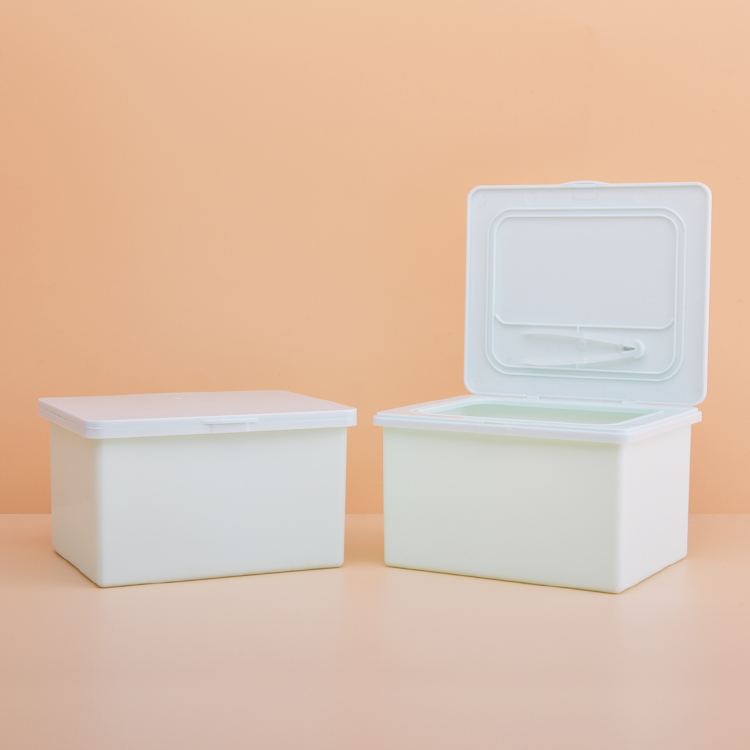 جرة قرص قطنية مستطيلة 600 جرام غطاء الوجه حمض الساليسيليك جرة قرص القطن للطي قناع الوجه الرطب ضغط القطن قرص جرة PP جرة واسعة الفم