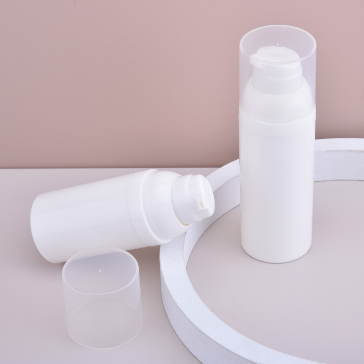 Bouteille de pompe de sérum de soins de la peau sans air 30 ml de luxe
