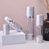 Sliver Aluminium Airless Bottle Skincare Cosmetic Packtic