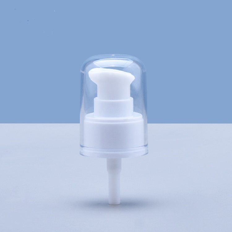 Pompe de traitement blanche 20/410, avec couvercle transparent 0,25 ml / Course