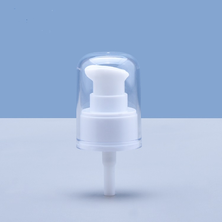Pompe de traitement blanche 20/410, avec couvercle transparent 0,25 ml / Course