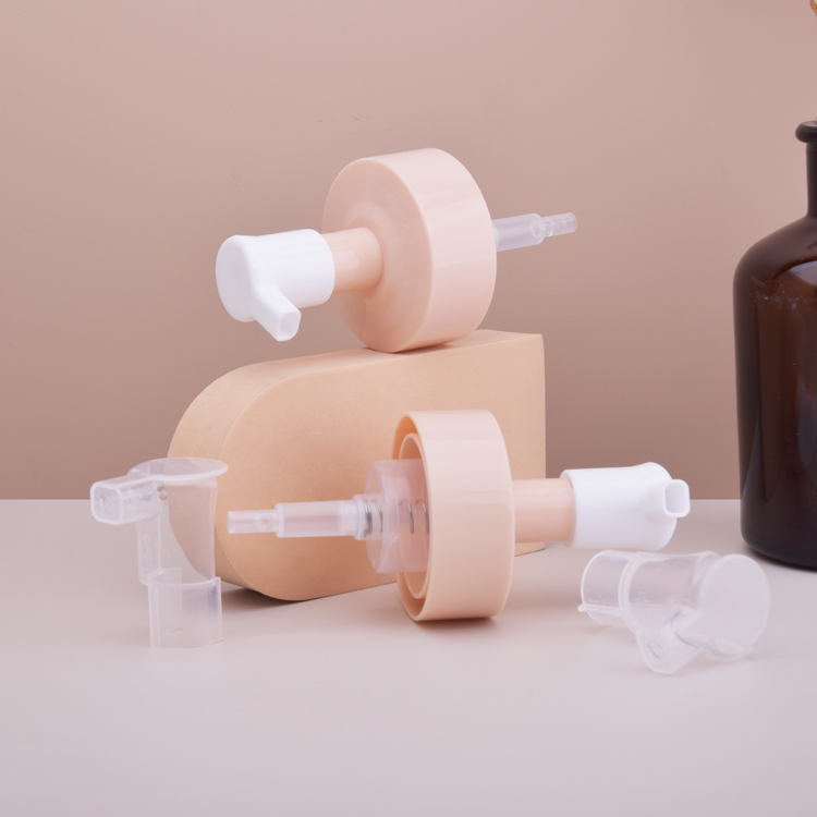 40/410 42/410 Bomba de espuma de fechamento duplo para cuidados com a pele com clipe