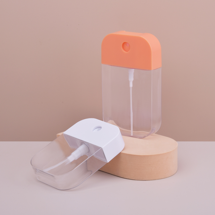 Garrafa dobro do pulverizador de perfume da forma do cartão do tamanho 30ml 50ml