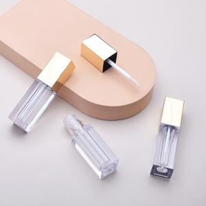 Square 4ml Clear Empty Lip Gloss Tubes, High Quality Custom Lip Gloss Tube Manufacturer