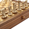 15 inch Wooden Chess Board Game Set with Drawer Classic Portable Travel Chess Set
