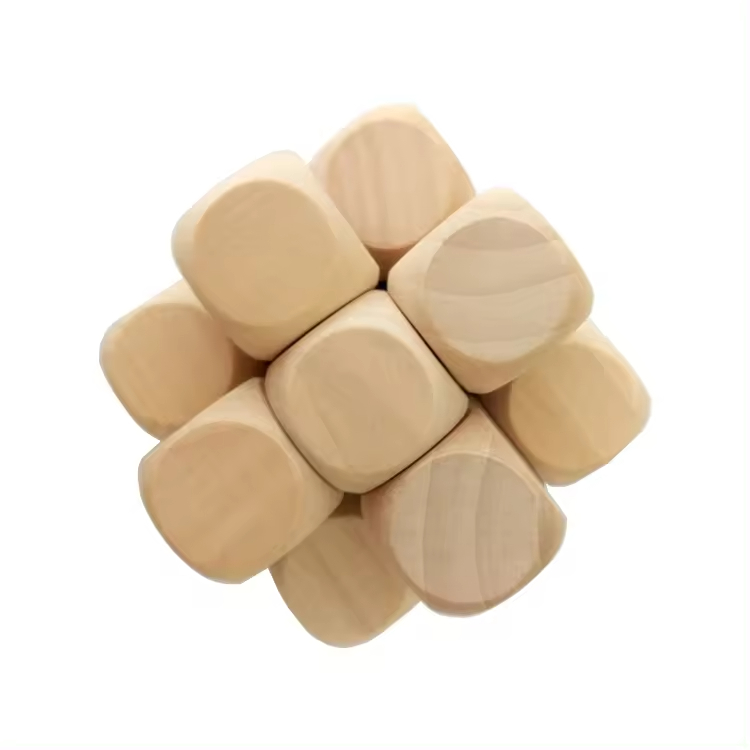 Any size wooden dice 25 years of craft wholesale wholesale multifunctional size customization.