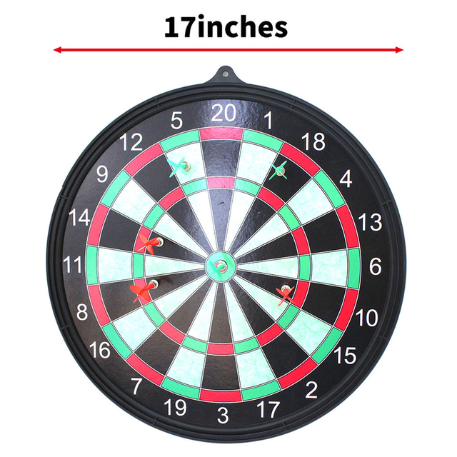 Magnetic Dart Board 2 side Safe Dart Game Toy for Kids 6pcs Magnet (Red Green Yellow) Indoor Game and Party Games for 5+ kids