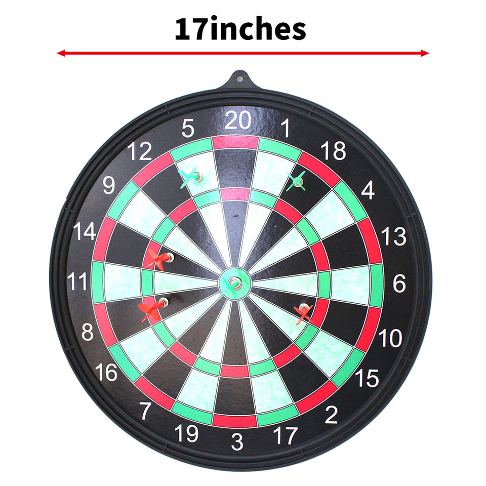 Magnetic Dart Board 2 side Safe Dart Game Toy for Kids 6pcs Magnet (Red Green Yellow) Indoor Game and Party Games for 5+ kids