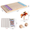 Wood Metal Horses Thickened Finish LINE Large Luxury with Cards Dice Classic Horseracing Game top toys Horse Racing Game Board