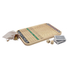 15 inches Solid Wood with 11 Metal Horses with 2 Dice and 2 Cards Finish Line Horse Racing Game Horse Race Board