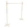 Portable and Versatile Wooden Limbo Stick Set Adult-friendly Sports & Entertainment Kit Easy to Set up and Play Anywhere