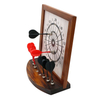 Novelty Toy Kids and Adults Dartboard Set with 6 Magnetic Darts Office Desk Game for Indoor Use Magnetic Dart Board