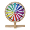 14" Picker Wheel Editable Color Prize Wheel Wall Tabletop 30 Slots for Fortune Spinning Game Carnival Tradeshow Accept Customize