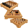  Deluxe 7-in-1 Multifunction Board Games Set - Chess - Backgammon Etc.