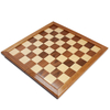 Magnetic Rubber Wood International Chess Box with Different Size Pieces Eszy To Carry
