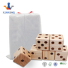 Giant Wooden Yard Dice Set of 6 Yardzee and Yardkle Games Yard Outdoor Lawn Games for Adults and Family