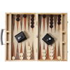 new production foldable Wooden Inlaid Backgammon With Dice with plywood 