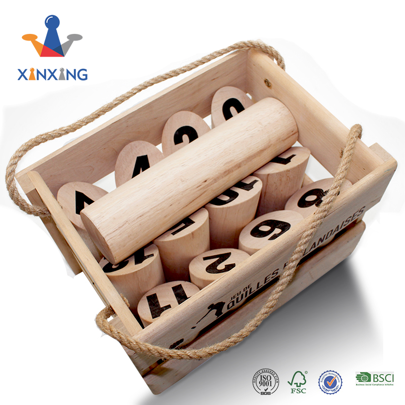 Wooden Throwing Game Set, Number Block Tossing Game, Original Game, Outdoor Yard And Lawn Games for Kids And Adults