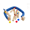 Outdoor Summer Game Colorful Bowling Set for Kids Children And Sports And Entertainment Wood Bowling Game Set