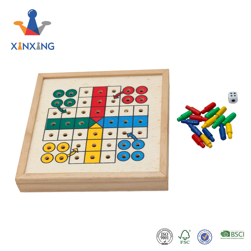 Noble Wooden Chess Set Chess Game Board Set with Storage Slots for All Ages
