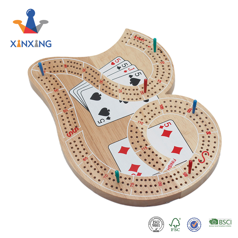 Mainstreet Classics Wooden "29" Cribbage Board Game Set
