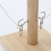 Wooden Hook And Ring Game with Shot Ladder Hook Game Ring Toss Outdoor Tabletop Play for Party And Drinking