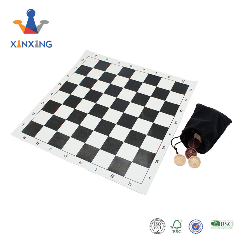 Outdoor Indoor Chessboard, 2-in-1 Set, Portable with Carry Bag