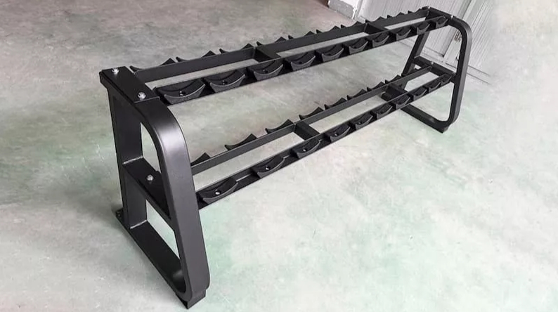 Bazirgan&icirc; Heavy-Duty 2-Tier Dumbbell Rack