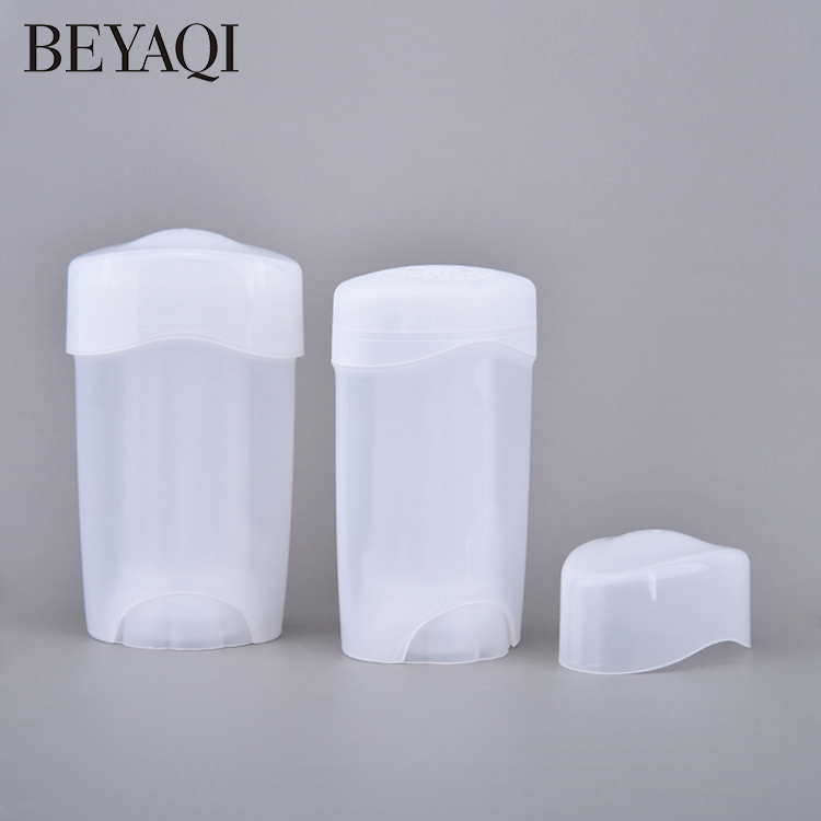 Contenedor De Brillo Labial Transparente 45g Embalaje Cosmético Torsión Tubo De Palo Desodorante Tubo De Palo Protector Solar Oval Plano Contenedor Gratuito