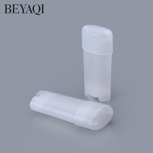 80g Ovale Vide Gel Rechargeable Déodorant Stick Container Twisted Tube Emballage Cosmétique Durable