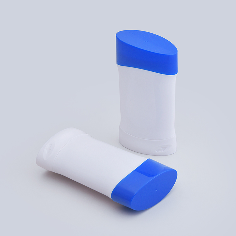 Personnalisé Vide Ovale Déodorant Stick Container Rechargeable Round Twisted Tube Pack Déodorant Stick