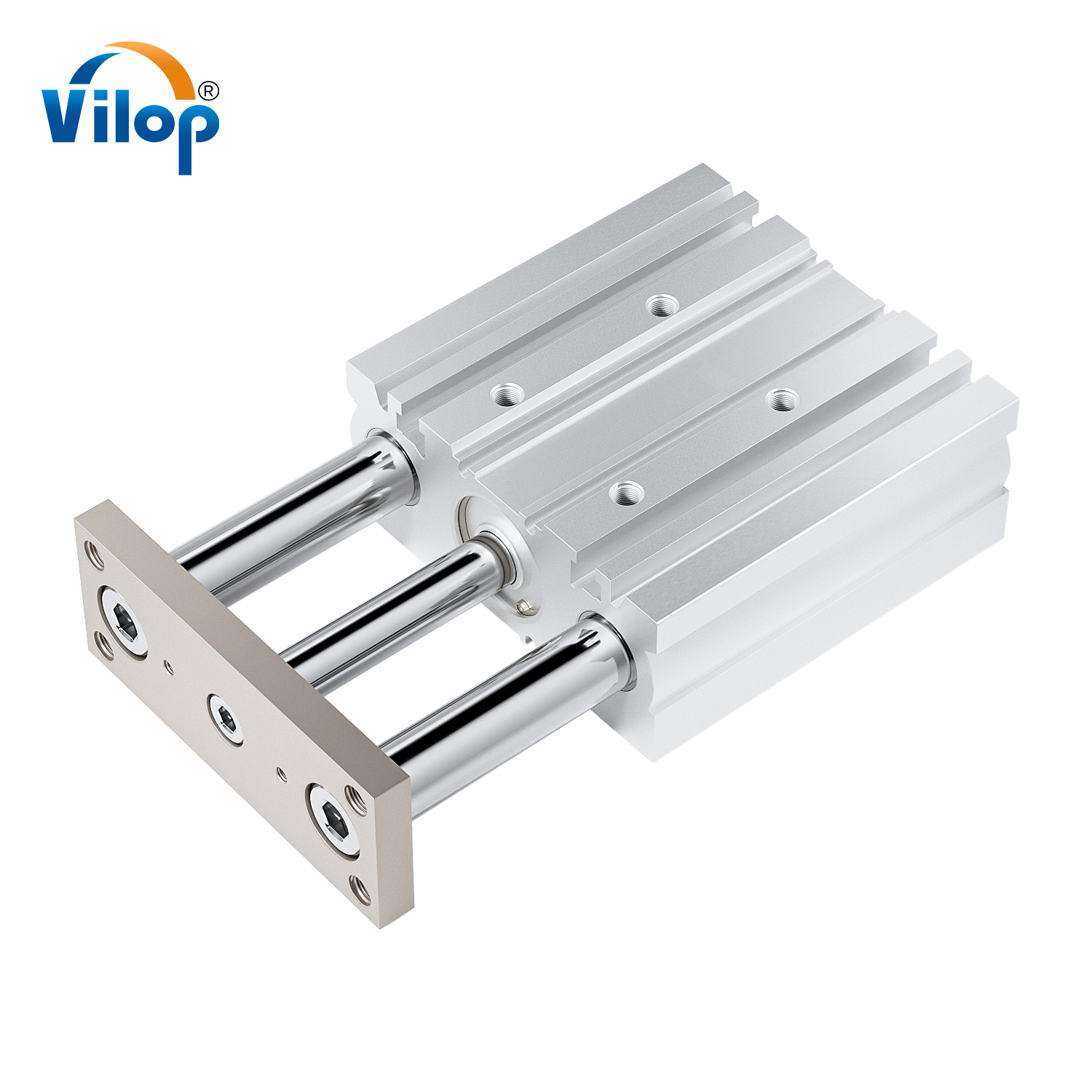 MGPM/MGPL 12 Compact Tri-Rod Pneumatic Air Cylinder New Double-Acting Stainless Steel Industrial Part