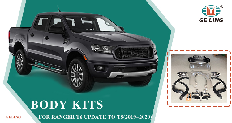 Actualizaci&oacute;n de Ford Ranger T6 al kit de carrocer&iacute;a Ranger T8