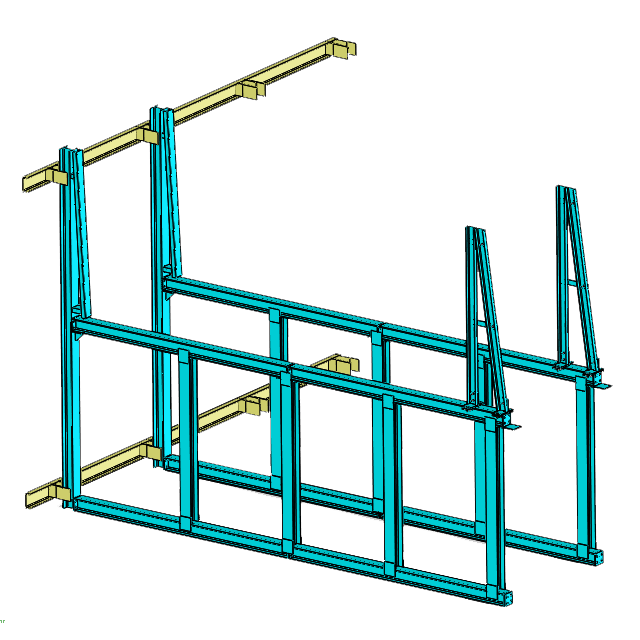 Support de rangement pour bo&icirc;tes en bois &agrave; double couche