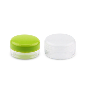 Custom Skincare Packaging Eco Friendly Refillable High Quality Plastic Cosmetic Jars With Lid