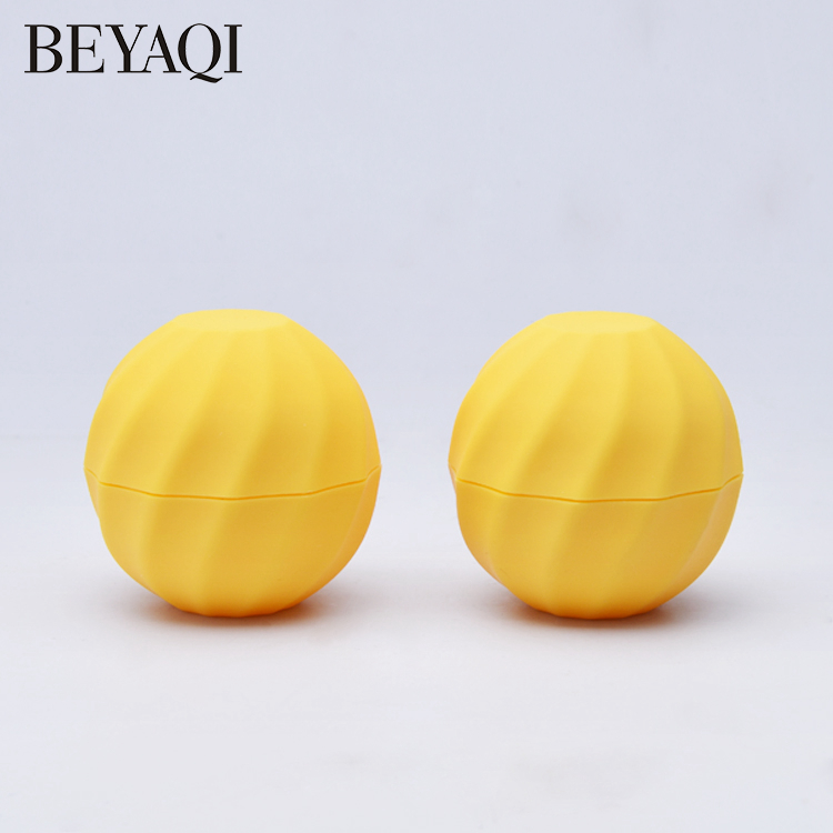 Couleur Personnalisée 7G Vide Sphérique Baume À Lèvres Bouche Tube Rouge Cosmétique Lèvres Cosmétiques Emballage De Récipient En Plastique