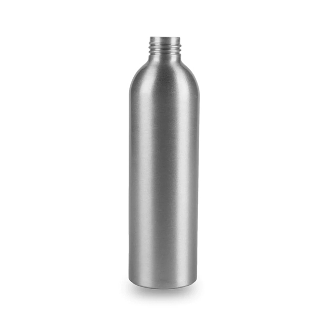 Botella de aluminio de refuerzo de combustible de coche de cuero 