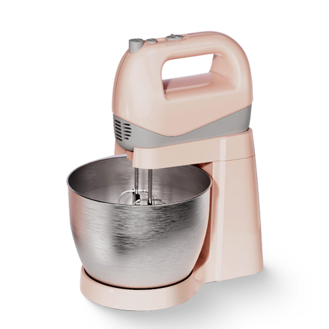CX-6688 Hand Mixer with 3.0L Stainless Steel Rotating Mixing Bowl