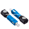Bare Fiber Optic Adapter for Metal Square Round SC FC ST LC Type