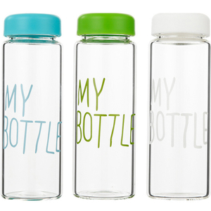 Water Bottles Creative Portable Plastic Juice Tea Coffee Space bottle