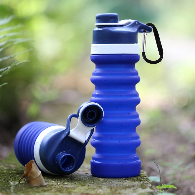 12oz To-Go Camping Collapsible Water Bottle Travel