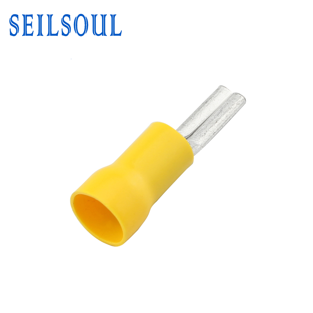 High Quality Pre Insulated Copper Cable Pin Shaped Tube Wire Terminal Connectors - PTV