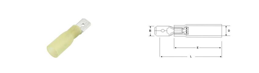 Heat Shrink Terminal Connector