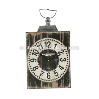 12 Arabic Numerals Printed Antique Retro Design Big Clocks for Wall