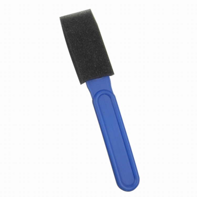 Plastic Handle Flat Foam Brush 25mm/50mm/65mm/75mm/100mm