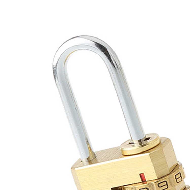 13001 3 Digital Combination Luggage Brass Lock