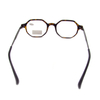 Men's octagonal eyewear for reading plastic frame with metal temple
